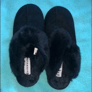 black slip on shoes